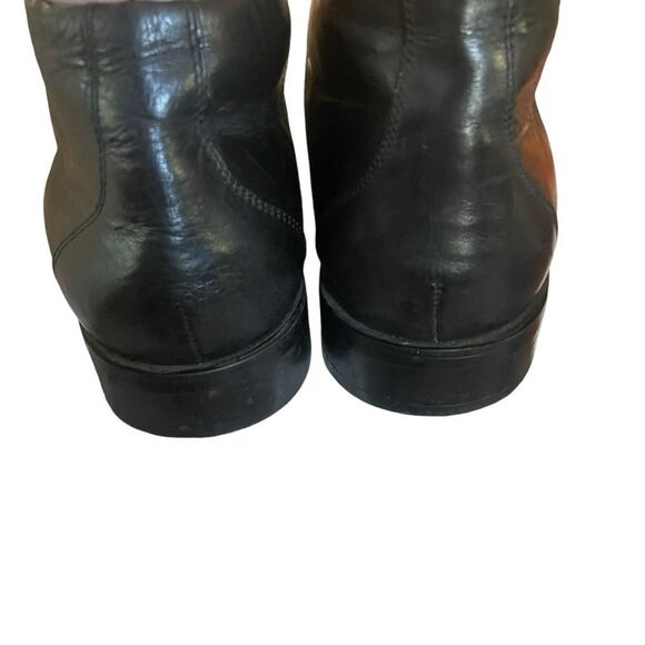 Fratelli Footwear Men\'s 10.5 High Top Lace Black Leather Oxford Dress Ankle Boot
